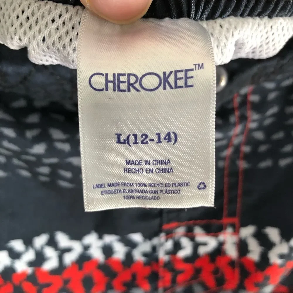 CHEROKEE Swim Trunks Size Large 12-14